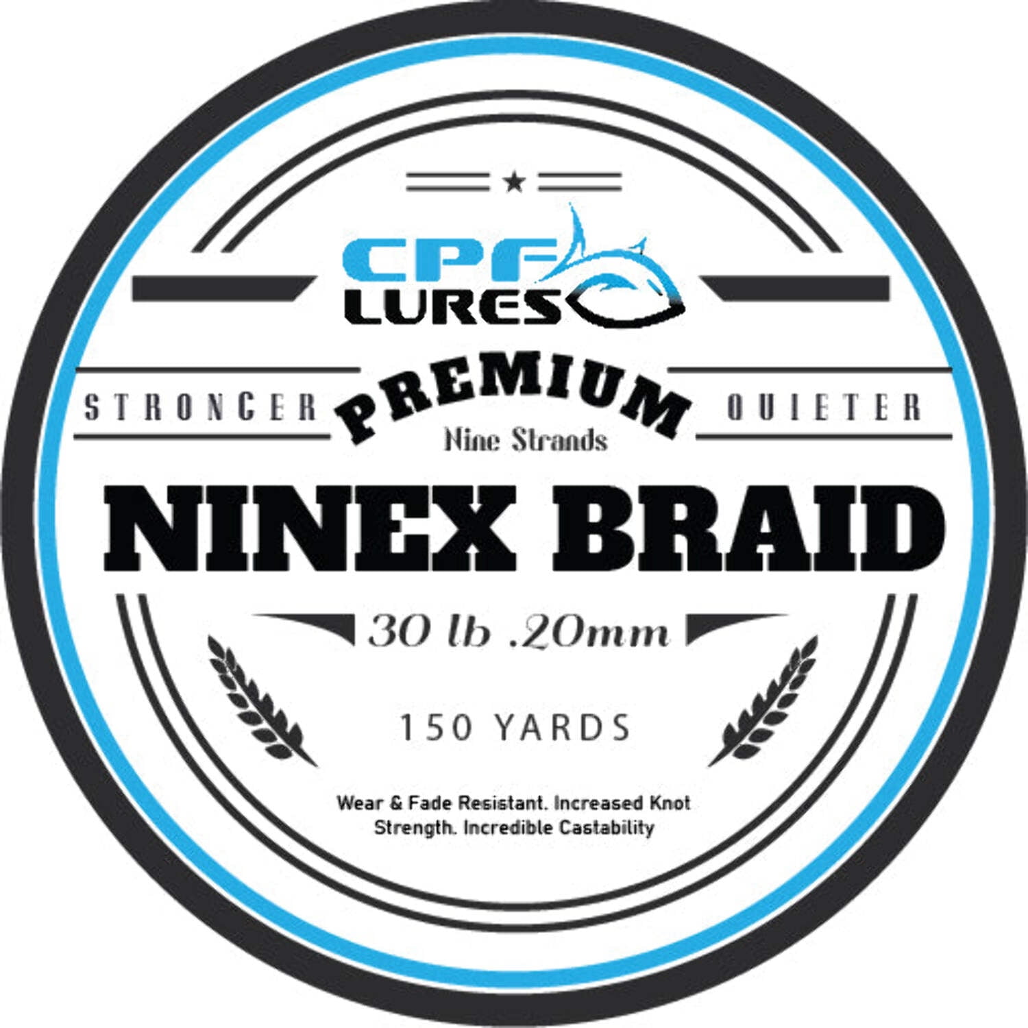 NINEX No Fade Braid Black