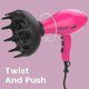 thumbnail image 5 of Large Hair Diffuser for Curly and Natural Hair, Black Orchid Design, 5 of 5