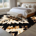 thumbnail image 4 of 5'x8' Area Rugs, Southwestern Aztec Indoor Outdoor Area Rug for Living Room Bedroom, Retro National Style Brown Abstract Washable Bathroom Rugs Kitchen Floor Carpet Mats Home Decor Aesthetic, 4 of 8