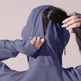 thumbnail image 4 of Bosfbaoi Women's Anti-UV Shirt Hooded Jacket Sun Protection Long Sleeve Shawl,Ice Silk Quick Drying Sweatshirt, 4 of 8