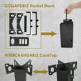 thumbnail image 4 of Collapsible Rocket Stove by StarBlue with FREE Carrying Bag, 4 of 8