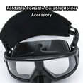 thumbnail image 2 of Eigraketly Máscara de buceo de 5MM, correa y fiable, gafas flexibles, diadema, banda para el pelo ligera, natación, surf, agua al aire Ropa Deportiva, Zapatos Una sola capa, 2 of 6