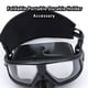 thumbnail image 5 of Greeniant Máscara de buceo de 5MM, correa y fiable, gafas flexibles, diadema, banda para el pelo ligera, natación, surf, agua al aire libre Ropa Deportiva, Zapatos Doble capa Greeniant OD030341-02, 5 of 6
