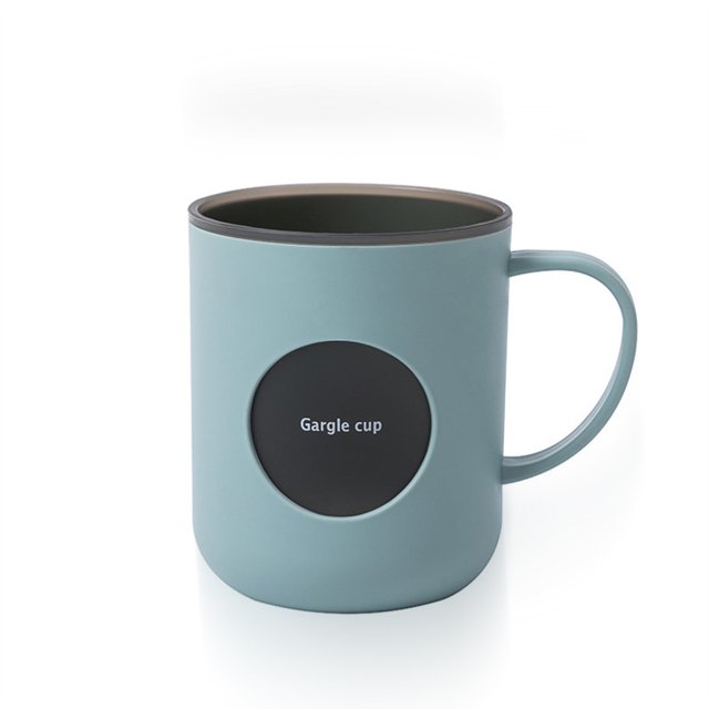 Kearding Taza de enjuague bucal, soporte de almacenamiento de taza para niños de Color de contraste con asa, accesorios de herramientas de de Almacenamiento y organización del hogar Azul Kearding HA011961-01