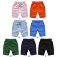 thumbnail image 5 of URMAGIC Boys Summer 100% Cotton Knit Sports Shorts, Toddler Kids Casual Pull-On Soft Shorts 2-10 Years, 5 of 5