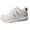 Beige, variant on Women Walking Shoes - Lightweight Thick Sole Lace Up Sneakers, Casual Athletic Gym Running Hiking Shoes for Daily Wear