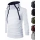 thumbnail image 4 of Sudadera Con Capucha Para Hombre De Color Sólido Deportivo, 4 of 8