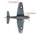 thumbnail image 4 of ARCADORA 1:72 Scale Alloy Plastic WWII US Navy SBD Dauntless Dive Bomber Model With Display Stand For Desk Showcase Shelf Decoration, 4 of 10