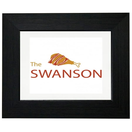 The Rod Swanson Bacon Wrapped Meat Framed Print Poster Wall or Desk Mount