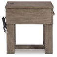 thumbnail image 5 of Signature Design by Ashley Loyaska End Table with USB Charging, Brown, 5 of 7