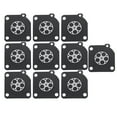 thumbnail image 1 of Kit de Joints de Diaphragme de Carburateur 10 Pcs/set Pièces de Réparation pour Tronçonneuse ZAMA 180 S210 MS230 MS250, 1 of 8