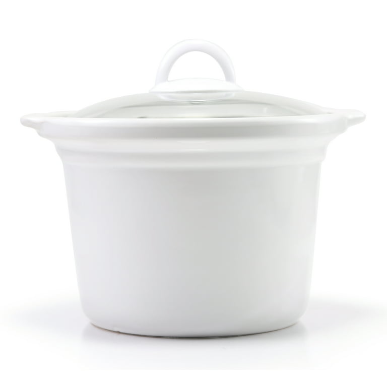 round shape electric ceramic crock pot