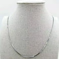thumbnail image 5 of K-KED PT950 Pure Platinum 950 Chain Necklace For Women 1.1mm Square Snake Chain -17.7inch, 5 of 9