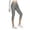 Grey, variant on Bibifish Womens Yoga Pants Olive Green Capri Yoga Pants Side Pocket Reflective Detail Stretchy Fabric Evening Jog & Errands Yoga Leggings