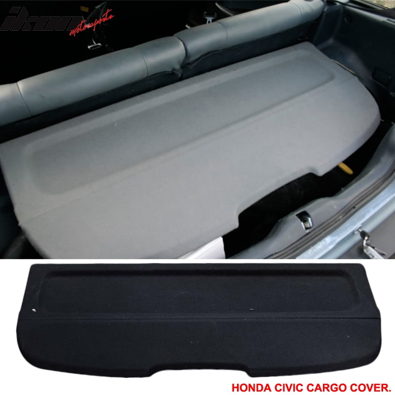 Ikon Motorsports Compatible with 9295 5Th Gen Civic Hatchback Black OE