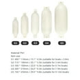 thumbnail image 4 of Pvc Inflatable Boat Bumper PVC Yacht Bumper Ball Boats Accessories with Rope and Pump for Docking White, 4 of 7