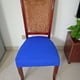 thumbnail image 2 of Fundas de silla elásticas, funda de silla de poliéster, funda de silla para comedor de boda Azul, 2 of 9