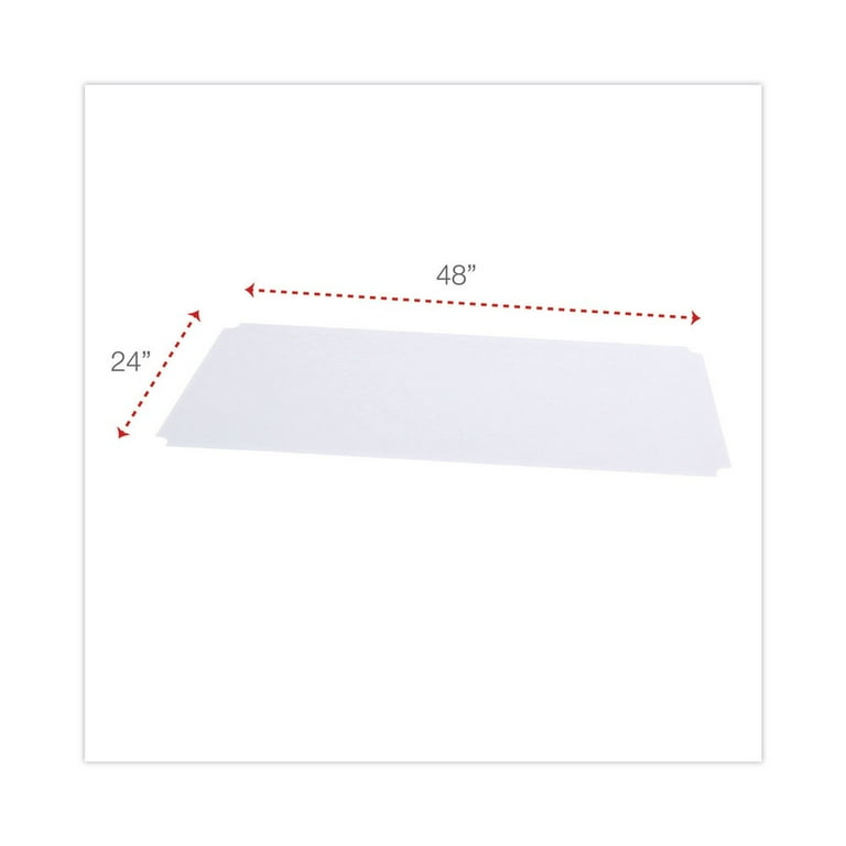 Regency Shelving 24 x 48 Clear PVC Shelf Liner