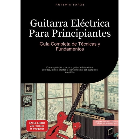 Guitarra Eléctrica Para Principiantes: GuÃa Completa de Técnicas y Fundamentos: Como aprender a tocar la guitarra desde , (Paperback)
