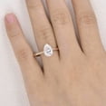 thumbnail image 4 of Cora Jewellery 2.5CT Pear Moissanite Solitaire Engagement Ring For Women , 14K Yellow Gold, 4 of 5