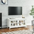 thumbnail image 2 of Gymax TV Stand Modern Wood Storage Console Entertainment Center w/ 2 Doors White, 2 of 10