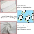 thumbnail image 4 of Hanging Towels 2 Pcs, Dish Towels Penguins Swinging Absorbent Hand Towels with Hanging Loop Washcloth for Bathroom Kitchen, 4 of 6