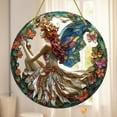 thumbnail image 4 of AUDeals Fairy Decorative Window Art Fairy Window Decoration Room Decoration Scene Hanging Ornaments Home Window Wall Mounted Outdoor Decoration Scene Decoration Window Decoration, 4 of 6