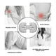 thumbnail image 3 of Almohada lumbar premamá en forma de U gris, 3 of 6