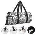 Easygdp Hand Drawn Snake Travel Duffle Bag,Carry on Bag Travel Bags Gym