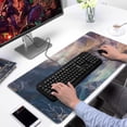 thumbnail image 2 of Waterfall and the River Side Dead Wood&nbsp;mousepad Gamingwaterproof,rubber+multispandexnon Slip Gaming Mouse PadDesk Pad for Office Home Game 31.5x15.7inches, 2 of 7