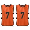 thumbnail image 5 of 12 PCS Adults Soccer Pinnies Quick Drying Football Team Jerseys Youth Sports Scrimmage Soccer Team Training Numbered Bibs Practice Sports Vest, 5 of 5