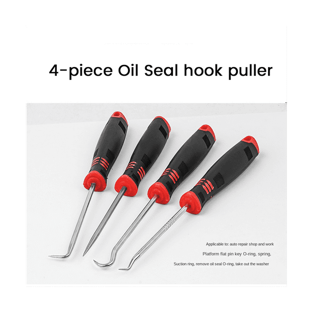 4-Pack Precision Hook and Pick Set for Automotive Hand Tools 