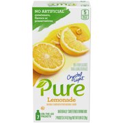 (21 Pack) Crystal Light Pure Lemonade Drink Mix, 0.98 oz