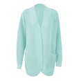 thumbnail image 6 of HIBRO Womens Open Front Cardigan Long Sleeve Knitted Soft Sweater Loose Lightweight Slouchy Coat Outwear, 6 of 7