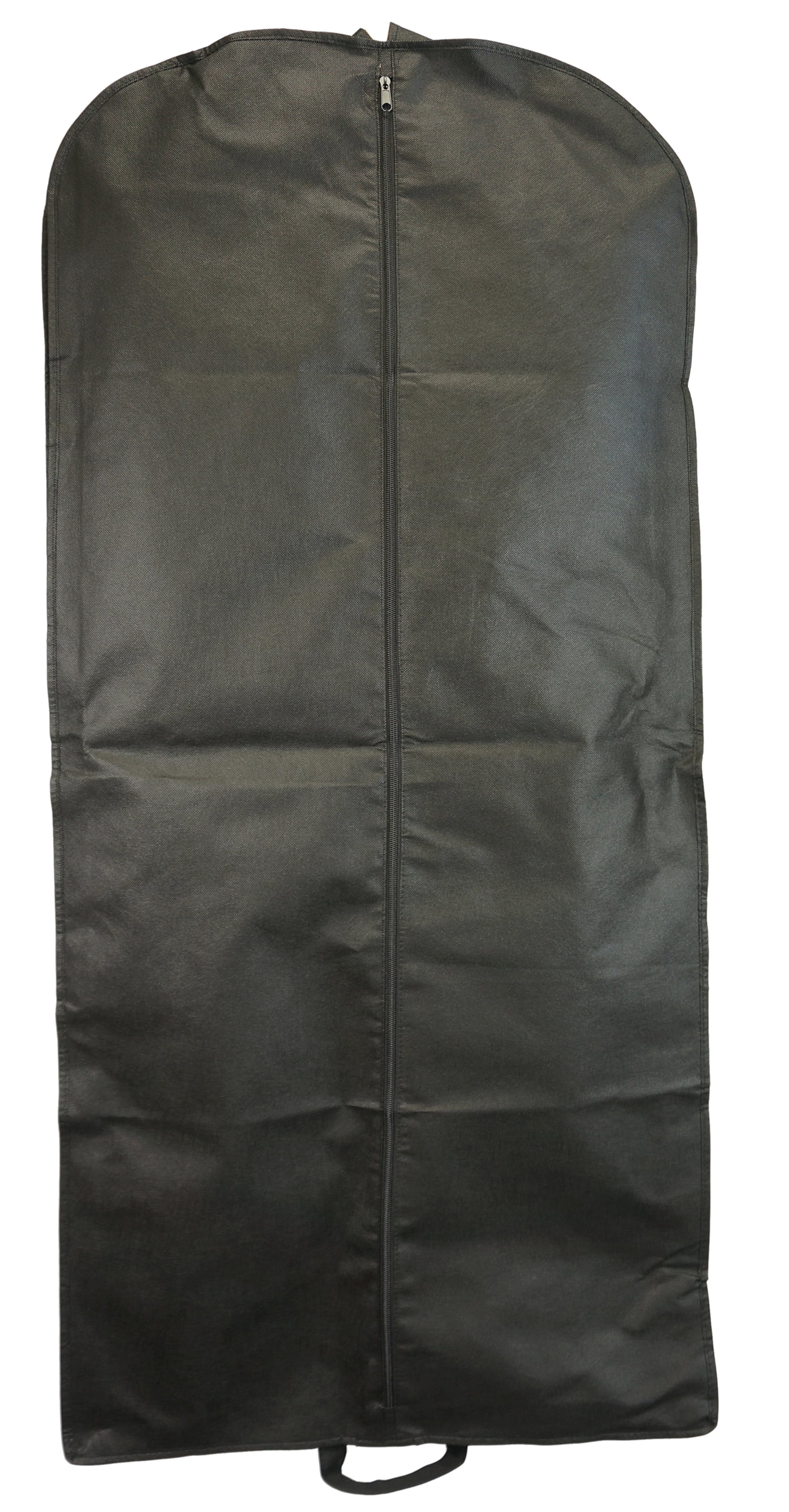 K-Cliffs 48” Basic Garment Bag Cover for Dresses, Linens, and Suits, Black, Polyester