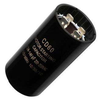 CBB65 55uF 450VAC Run Capacitor - Fan Start Capacitor For Air Conditioner, Heat Pump, Compressor, 50/60Hz, Aluminum Case, 50x125mm