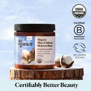 Sky Organics Organic Shea & Babassu Moisture Butter to Moisturize Hair and Body, 8 oz