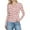 #109-Pink, variant on Long Sleeve Thermal Shirt for Women Light Tops Spring Summer 2025 Crew Neck Casual Non Positioning Printing Slim Tight Fitting Basic T-Shirts