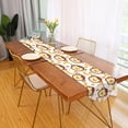 thumbnail image 3 of GZHJMY Cartoon Monkey Banana Table Runner Seasonal Table Cloth Runner for Kitchen Dining Table Wedding Party Holiday Coffee Dining Home Decor 13 x 70 Inches, 3 of 7