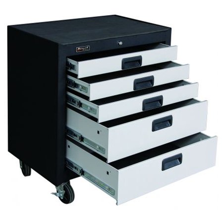 Homak Gs04005270 Steel 5 Drawer Mobile Cabinet Walmart Com