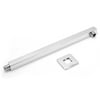 NPT1/2 Wall Shower Arm with Decorative Cover Electroplating Shower Extension Rod for Home Bathroom