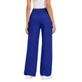 thumbnail image 3 of Stralyhd Womens Sweatpants Wide Leg 2026 Fall Winter Sweatpant Loose Fit Casual Y2k Elastic Waist Drawstring Pants Sweat Outfits with Pockets Royal Blue M, 3 of 7