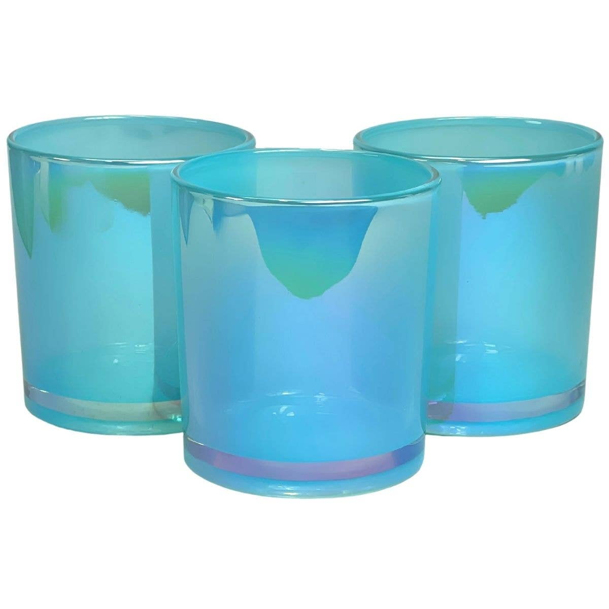 14 oz. Havana Iridescent Mermaid Empty Candle making Jar candle vessels for DIY candle-making projects (Box of 36) FREE SHIPPING