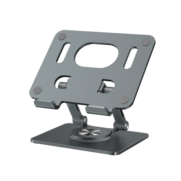 Soporte para Computadora Portátil Plegable y Ajustable con Rotación de 360°, Soporte para Tableta de Aleación de Aluminio, Estable, Compatible con Tabletas