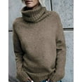 thumbnail image 2 of Sherrylily Fall Winter Women Sweaters Casual Turtleneck Long Sleeve Soft Knitted Pullover, 2 of 6
