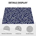thumbnail image 3 of Honeii Daisies Flowers Print Kitchen Drying Mat Coffee Bar Mat Hide Stain Coffee Maker Mat for Countertops Coffee Pot Dish Drying Mat, 3 of 7