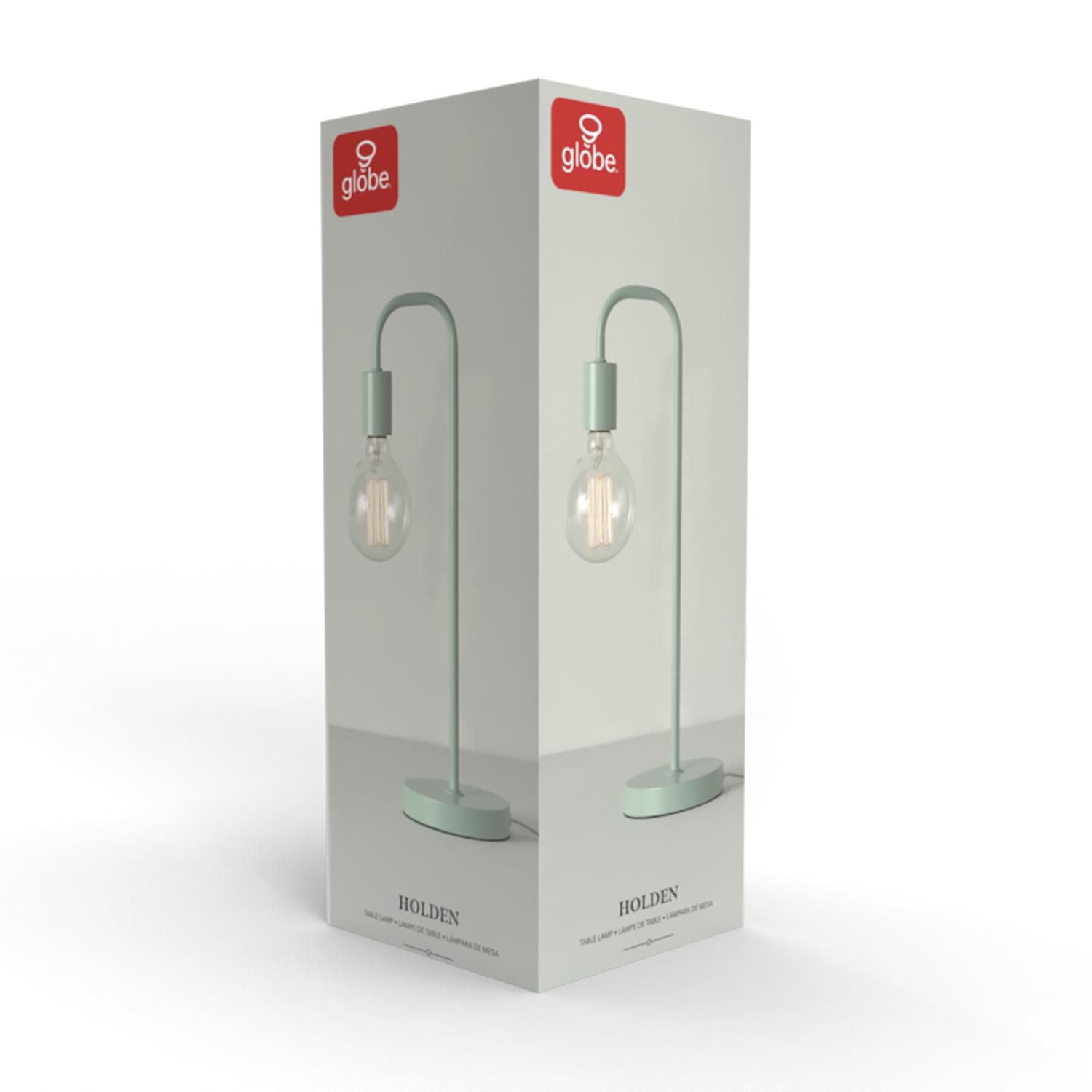 Lampe de table de 18 po Holden, menthe pâle mat
