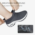 thumbnail image 4 of STQ Women's Walking Shoes Slip on Breathable Sneakers Dark Grey US 7.5, 4 of 8