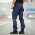 thumbnail image 6 of Tactical Cargo Pants for Men Water Resistant Hiking Work Pants with Multi Pockets Ripstop Construction Pant Big and Tall Size S-3XL Blue, 6 of 9