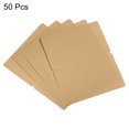 thumbnail image 3 of Unique Bargains Blank Greeting Cards,50pack Decor Foldable Card,Gold Tone Pearlescent Paper, 3 of 5